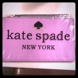 Lavender Kate Spade Large Wristlet